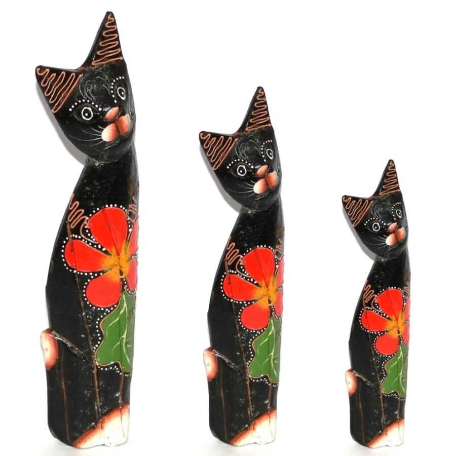 Set de gatos 30,25,20 cm - Imagen 2