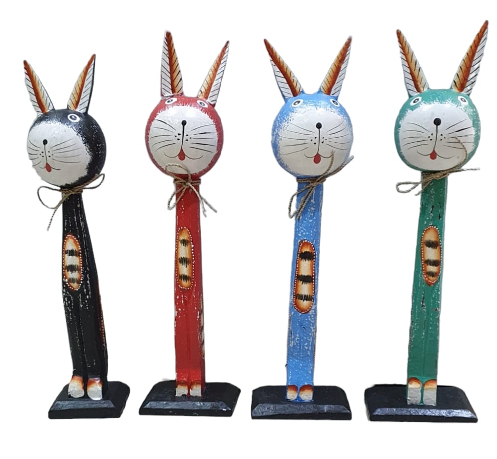 Gato Cabezón Alto 33cm
