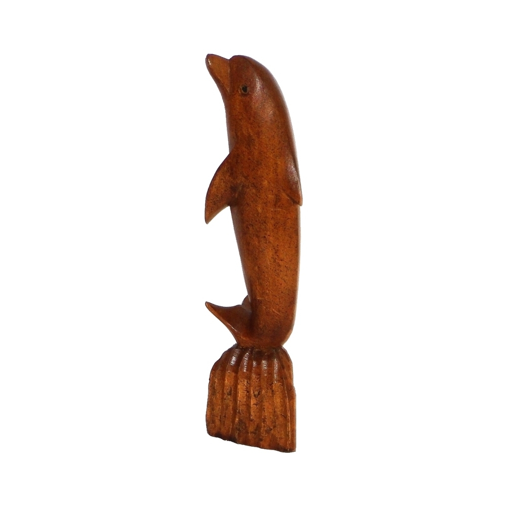 Delfín Coral de Madera 15cms - Imagen 3