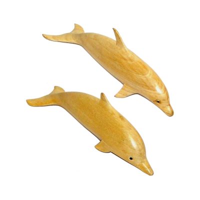 Delfín Durmiendo de Madera 10cms