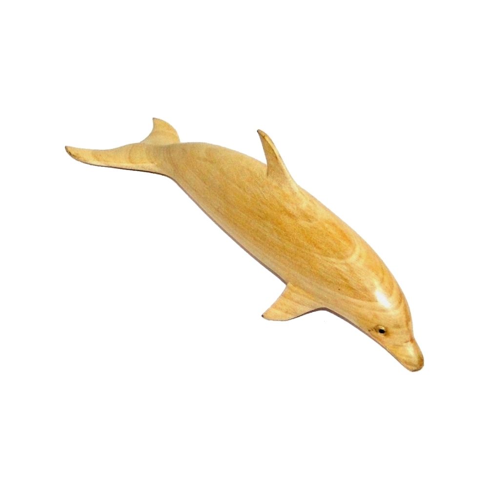 Delfín Durmiendo de Madera 10cms - Imagen 2