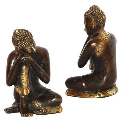 Budha Sentado de Bronce 25cms
