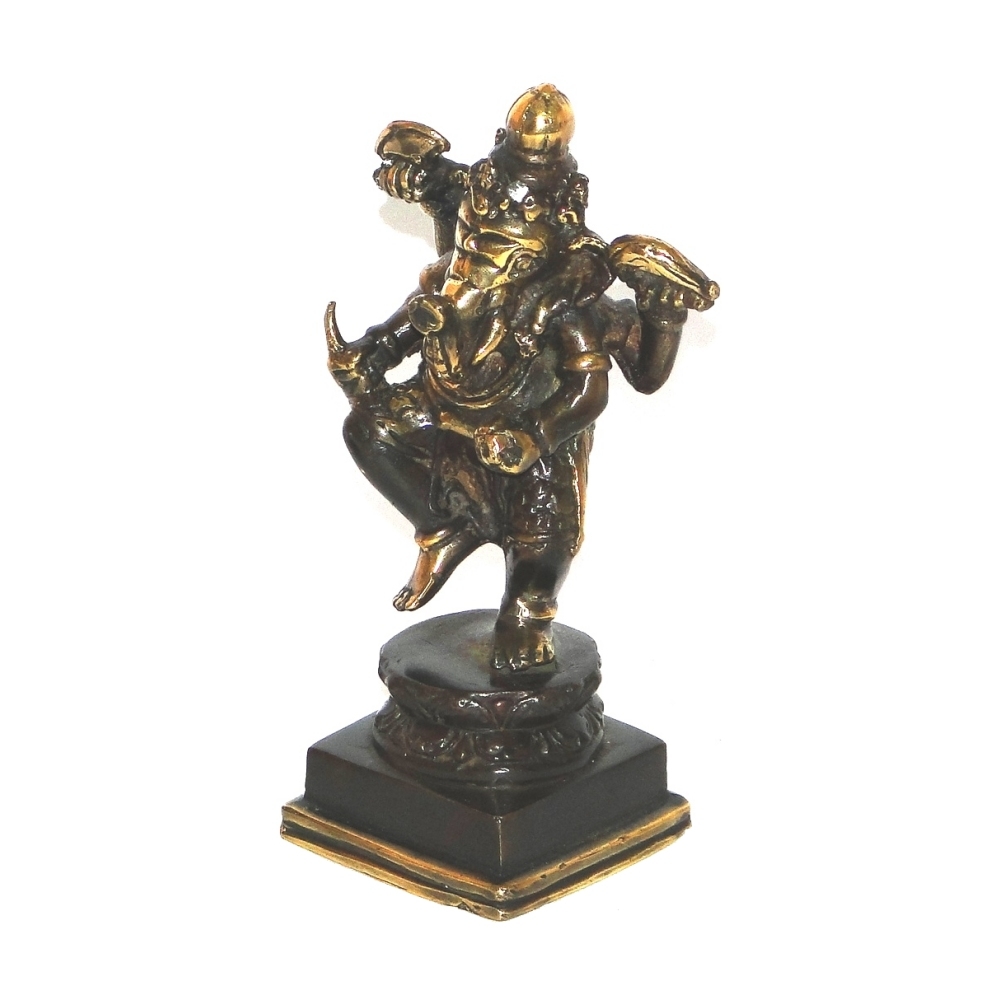 Ganesha de Pie en Bronce 14cms - Imagen 2