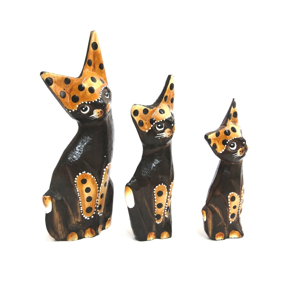 Familia de gatos 15 cm