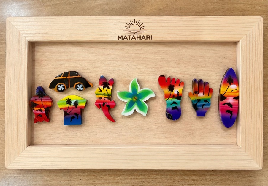 Magnéticos madera pintado 10x modelos