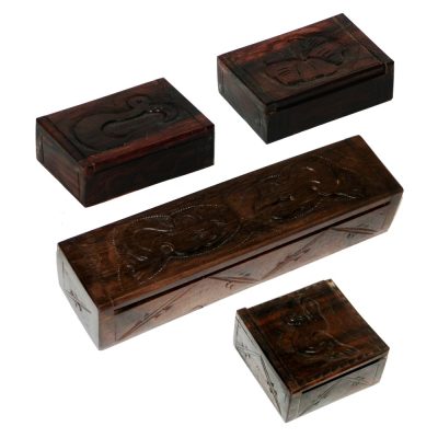 Caja Tallada de Rapa Nui