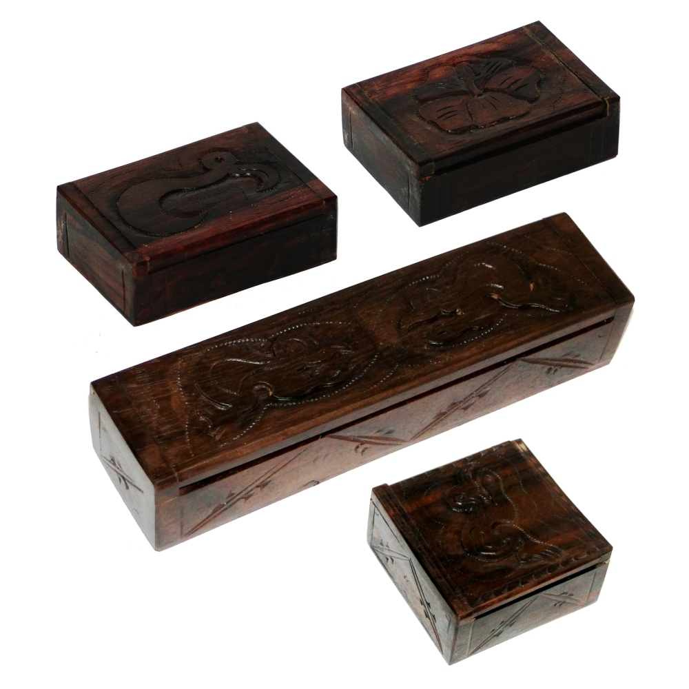 Caja Tallada de Rapa Nui
