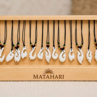 Collar de Hueso Tallado Rapa Nui (minimo 12und