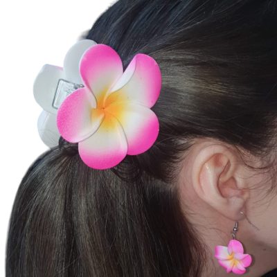 Gancho para Cabello con Flor 12und  (Caja) grande