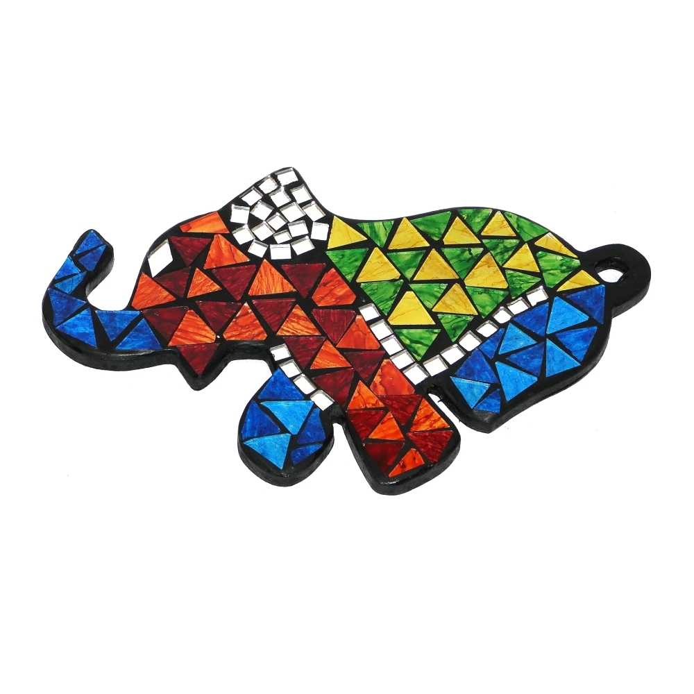 Elefante mosaico 20 cm - Imagen 2