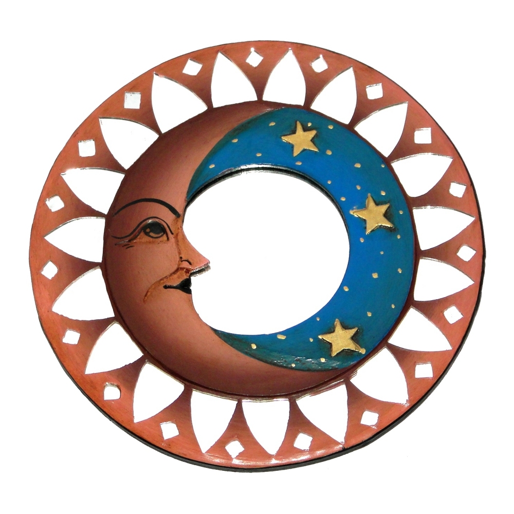 Espejo sol luna 20cm con mosaico - Imagen 5