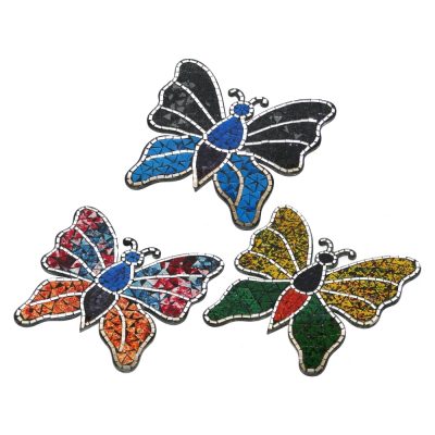 Mariposa mosaico mediana 30 cm