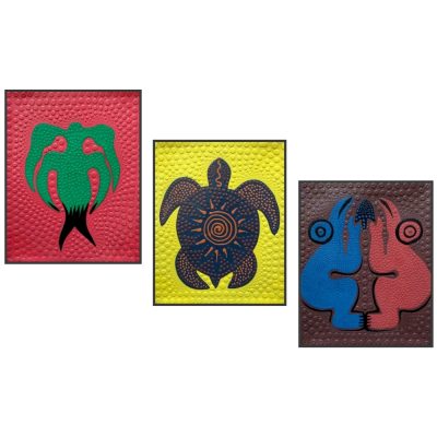 Cuadro Rapa Nui 20x25cms