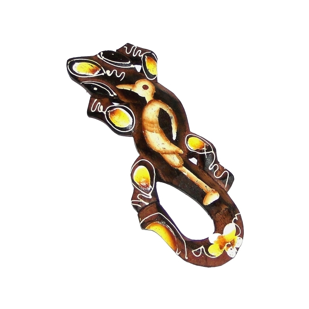 Magnético de Lagarto Rapa Nui y Puntillismo 15cm - Imagen 3