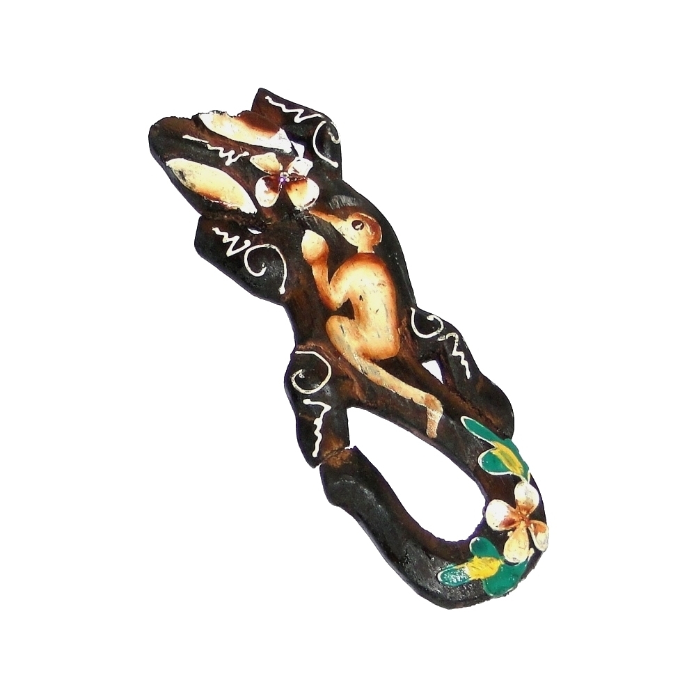 Magnético de Lagarto Rapa Nui y Puntillismo 15cm - Imagen 4