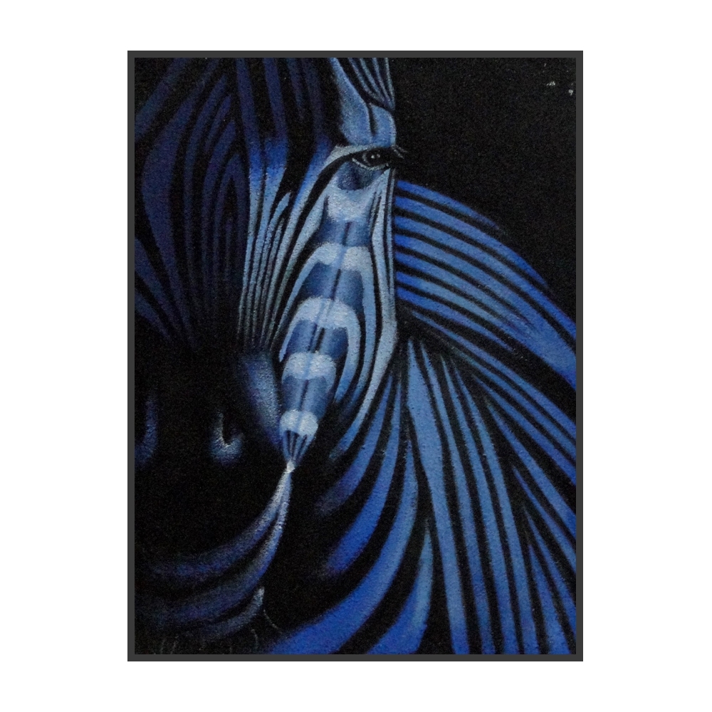 Cuadro de Cebra 40x50cms - Imagen 4