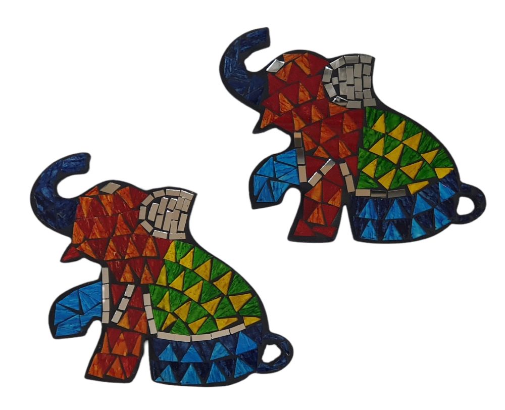 Elefante mosaico 20 cm