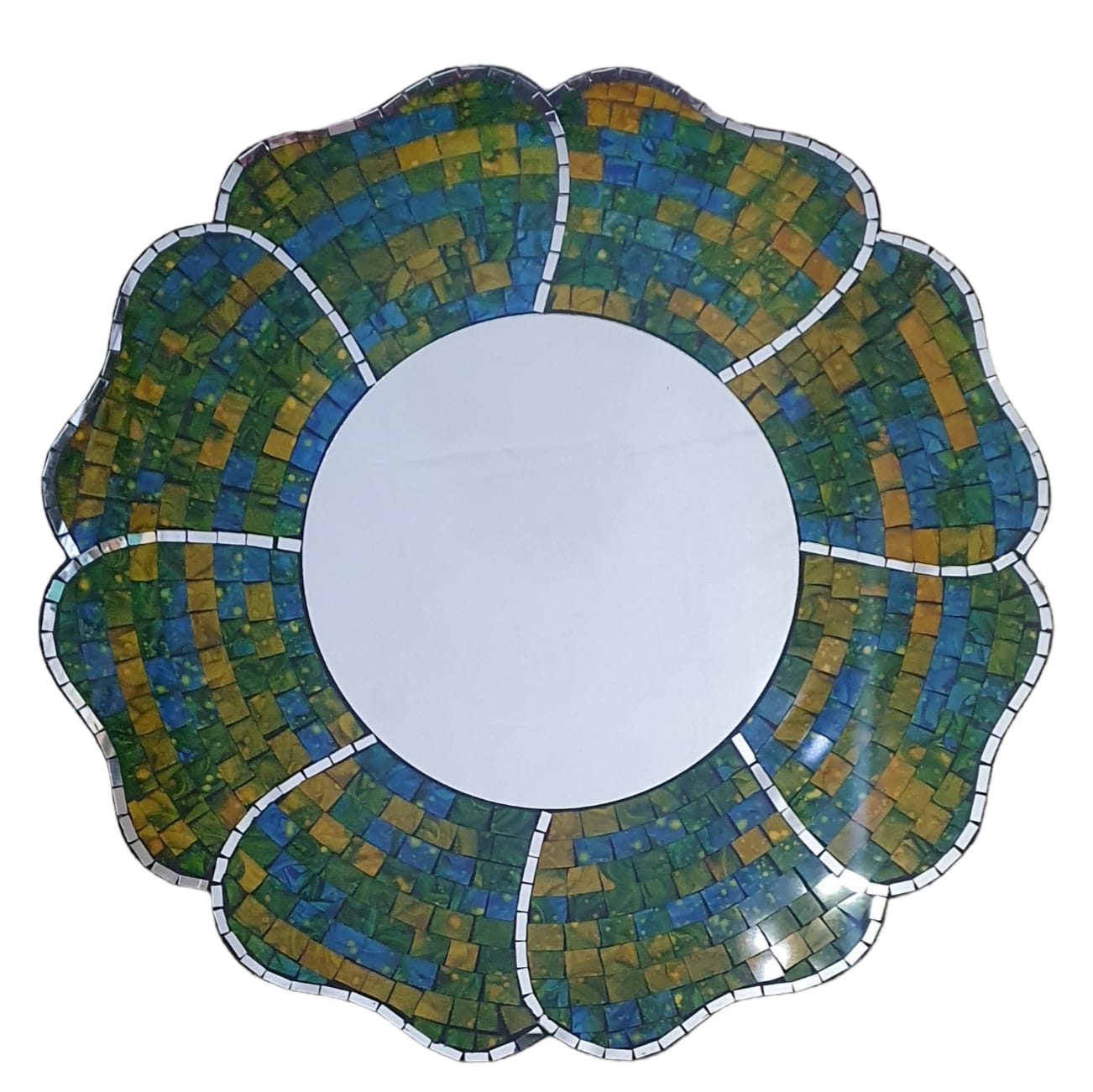 Espejo mosaico 60 cm solo flor (solo retiro en el local - Imagen 2