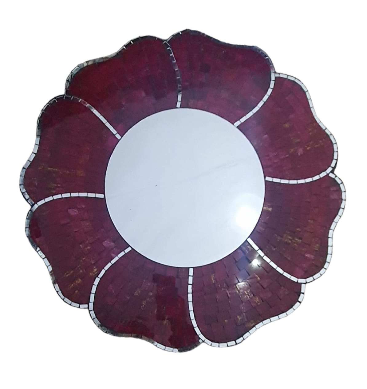Espejo mosaico 60 cm solo flor (solo retiro en el local - Imagen 3
