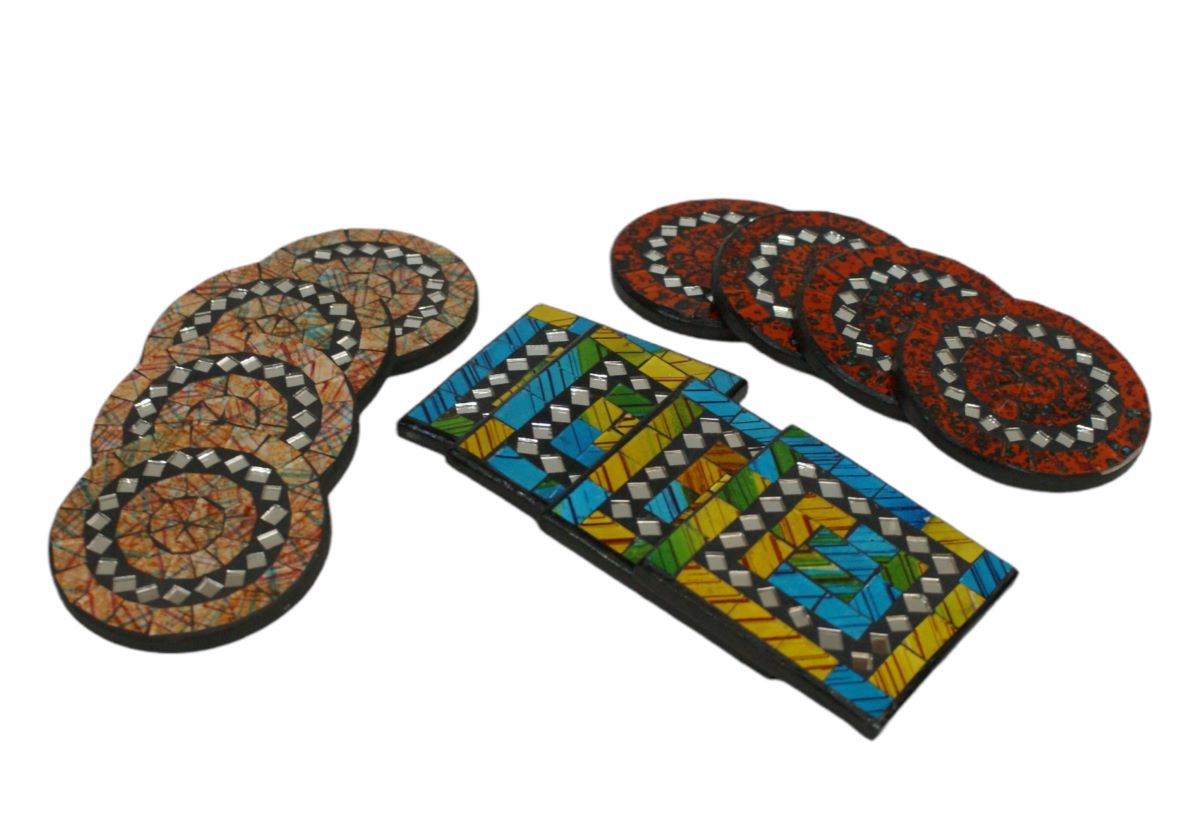 Porta vaso mosaico set 4 - Imagen 2