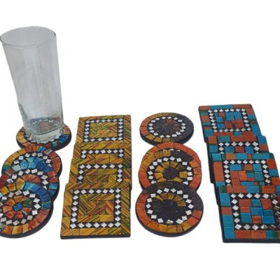 Porta vaso mosaico set 4