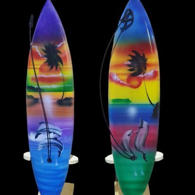 Tabla surf 20cm en pedestal
