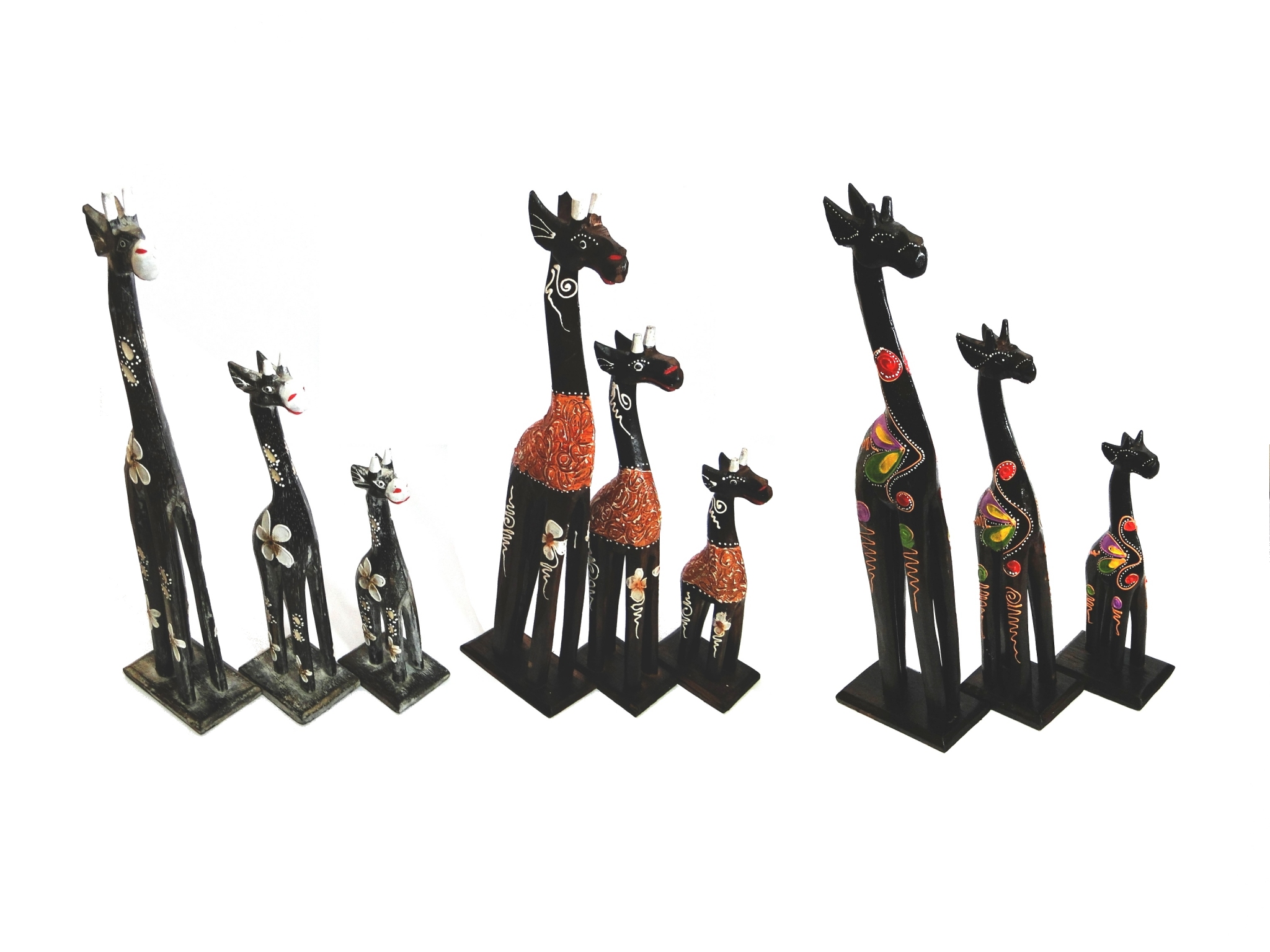 Set 3 de jirafa 40 cm