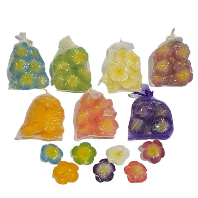 Vela flor en bolsa