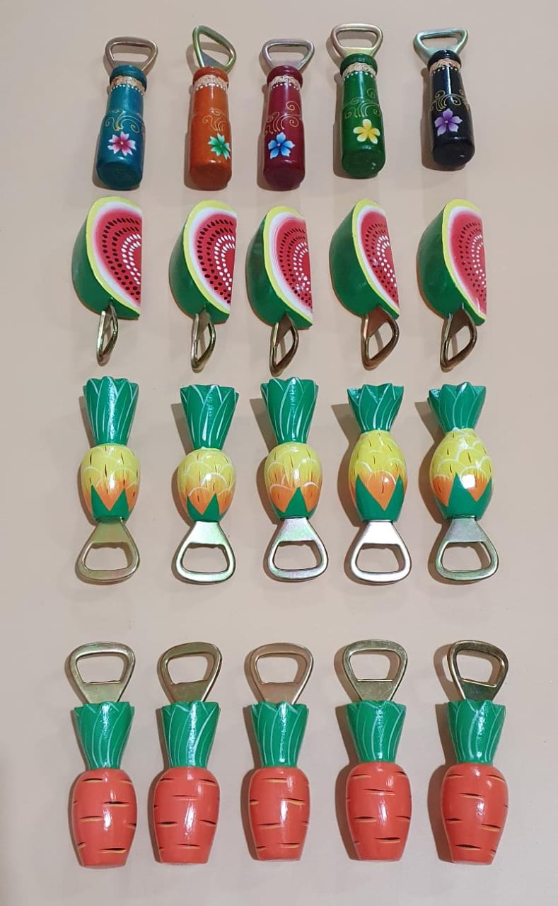 Abre botella fruta set 5