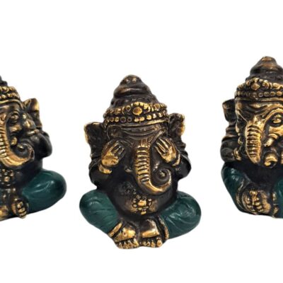 Ganesha set 3 sabio 9 cm