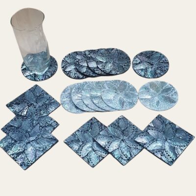 Porta vaso set 6 7 hojos