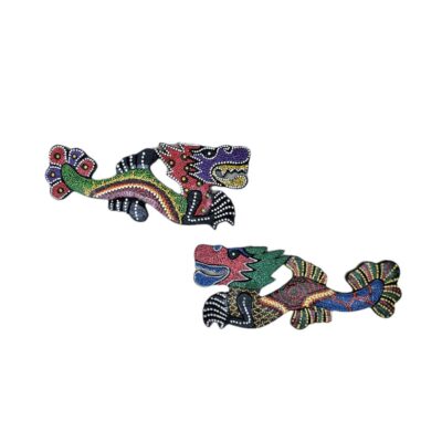 Panel dragones caminando set 2