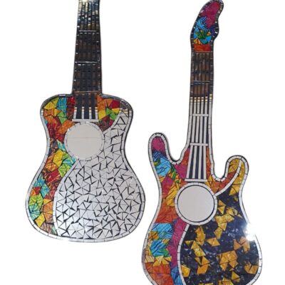 Guitarra mosaico eléctrica 80cm (solo retiro en el local)