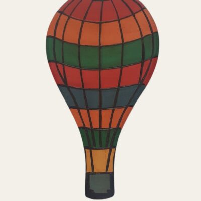 globo aerostatico 30x 20 cm