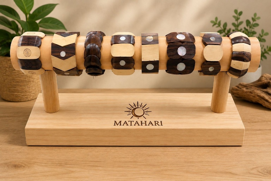 Pulsera madera mix (minimo 12und