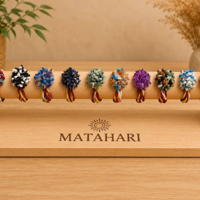 Pulsera con piedra y cinta (minimo 12und
