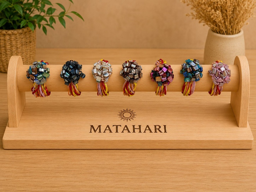 Pulsera conchas con cinta (minimo 12und