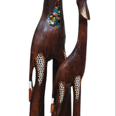 Jirafa ,zebra, elefante con hijo mosaico 1m