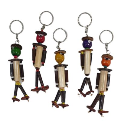 Llavero mona bambu (minimo 12und