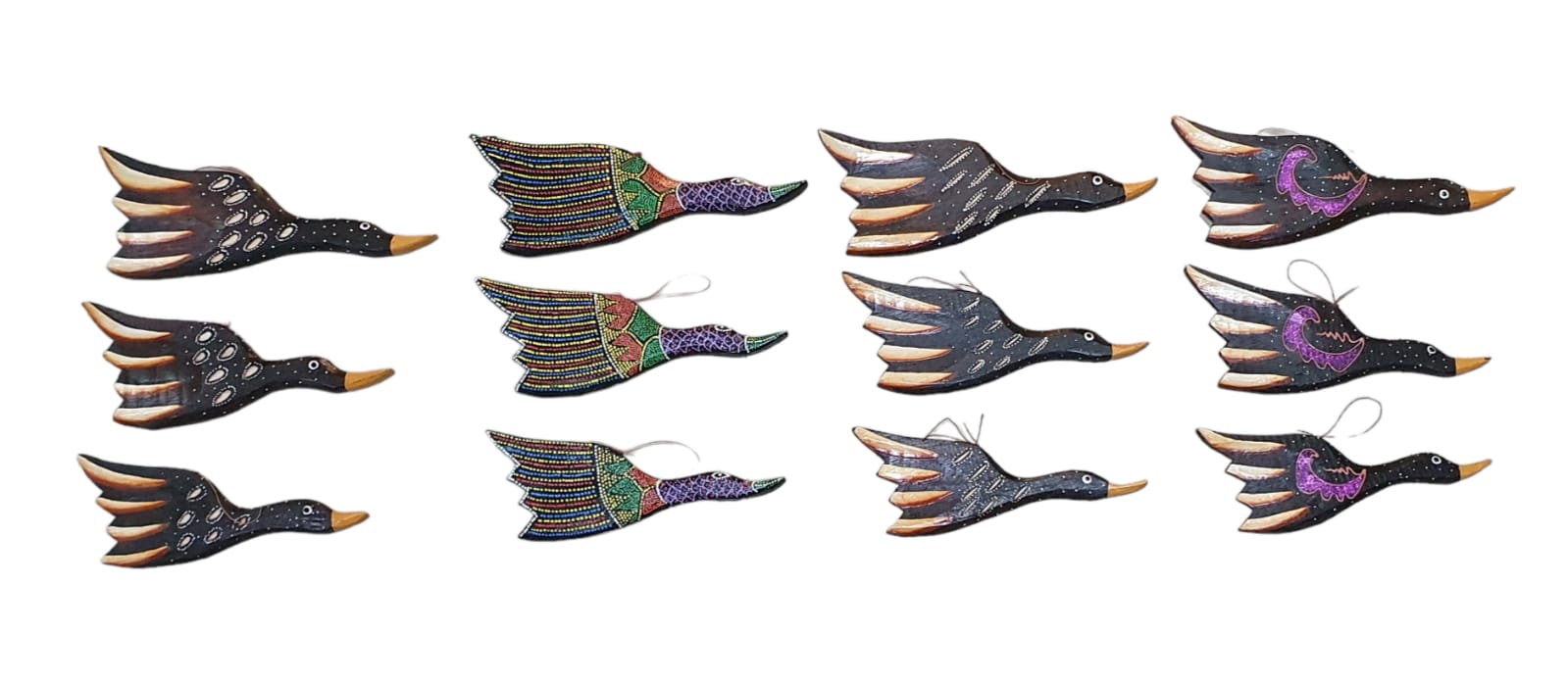 Pato set 3 volando