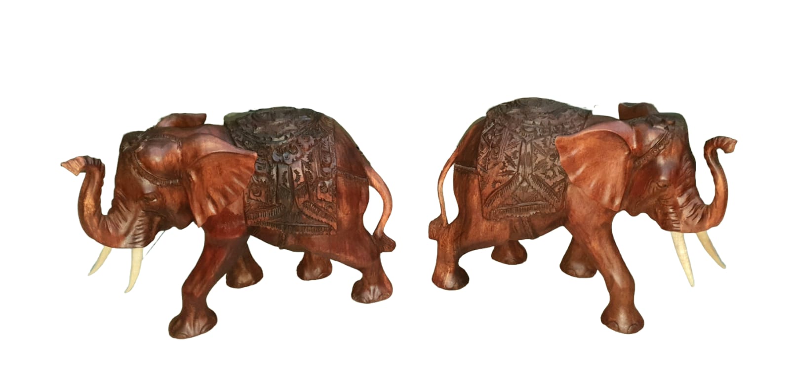 elefante tallado 25 cm