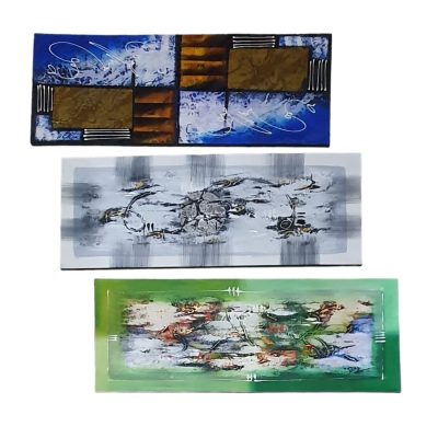 cuadro abstracto 45x120