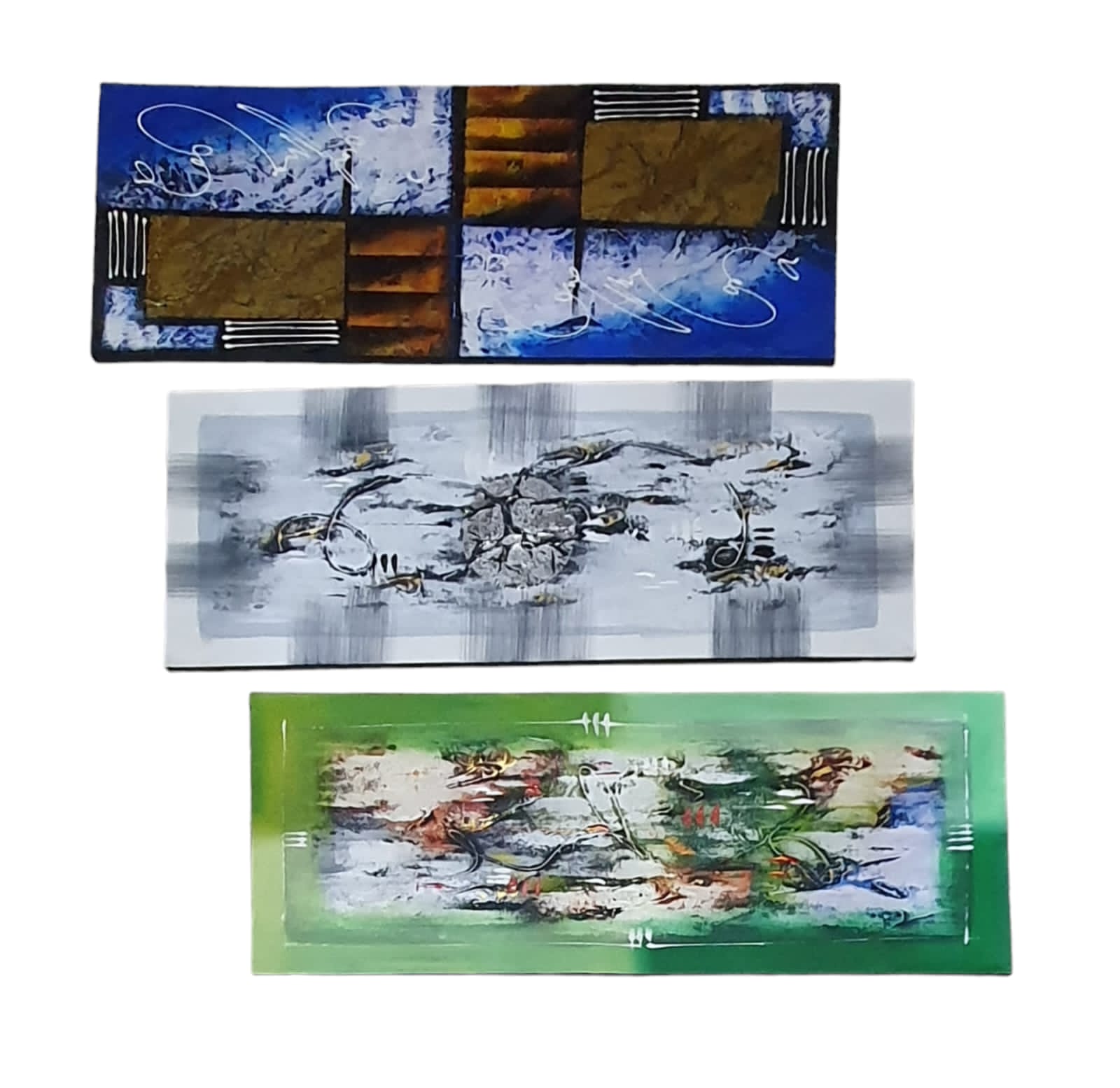 cuadro abstracto 45x120