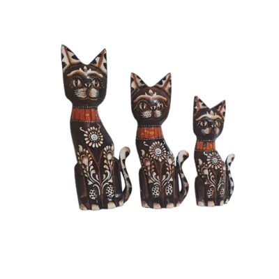 Gatos set de 3mosaica 30/25/20cm