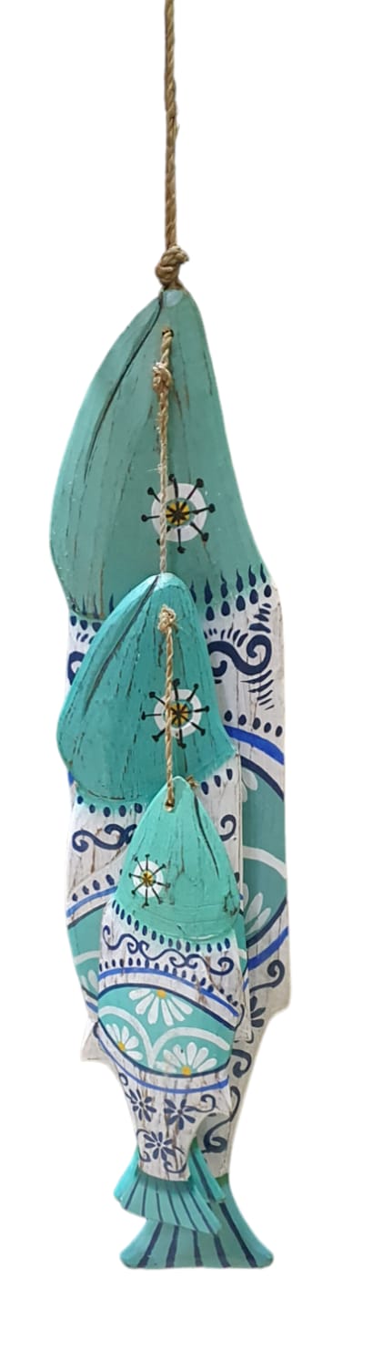 Pescado colgado set 3 60-40-28cm