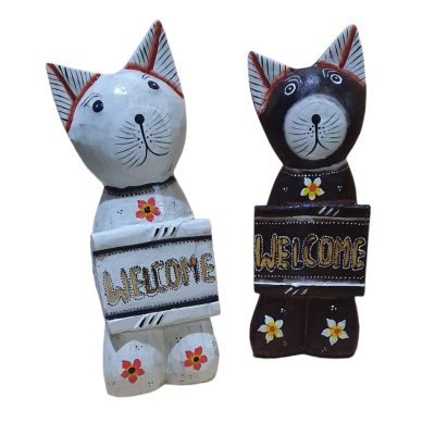 Gato bienbenido 30cm