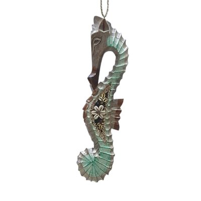 Caballo del mar colgante 40 cm arena