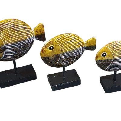 Pescado set 3 40-30-25cm