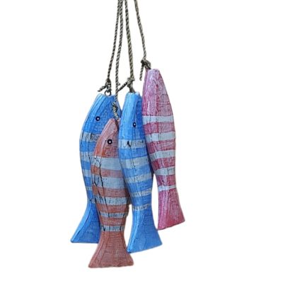 Colgante 4 pescados 20cm