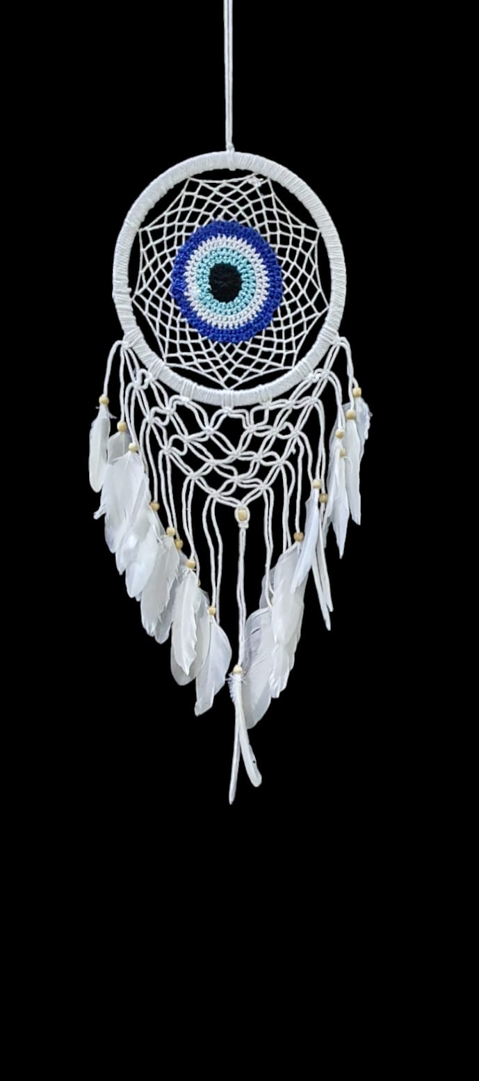 Atrapa sueño 16cm ojo turco tejido